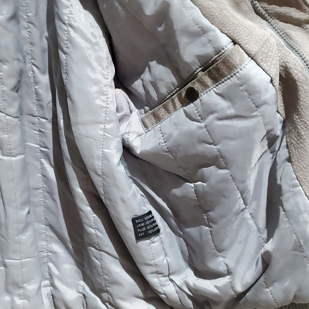 VINTAGE 80S 90S SERGIO VALENTE GENUINE LEATHER SUEDE BOMBER JACKET GRAY Moto - Picture 9 of 11
